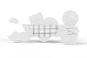 Father's Day Party Mockup