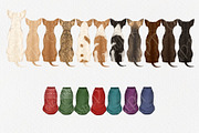 Watercolor Chihuauha png Clipart., an Animal Illustration by ColorfulPT (Thumbnail 3 of 6)