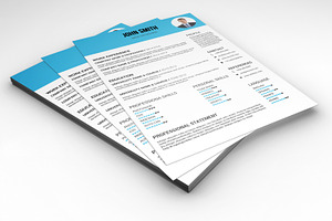 Clean Resume / Cv Template-V038