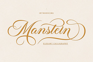 Manstein - Elengant Calligraphy