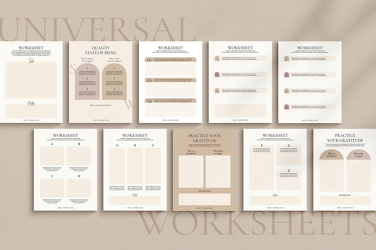 4 in 1 Course Creator Bundle CANVA, a Magazine Template by Mirazz (Photo 24 of 50)