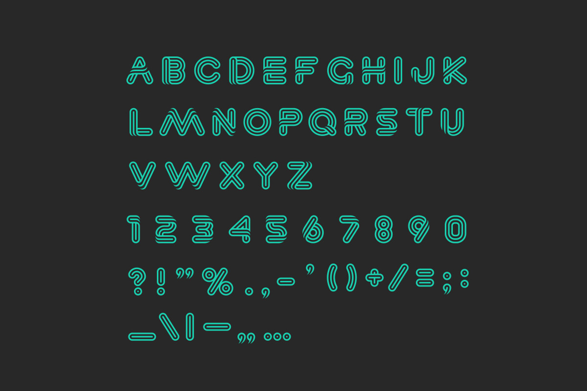 Lineat III font, a Font by Sentavio (Photo 2 of 3)