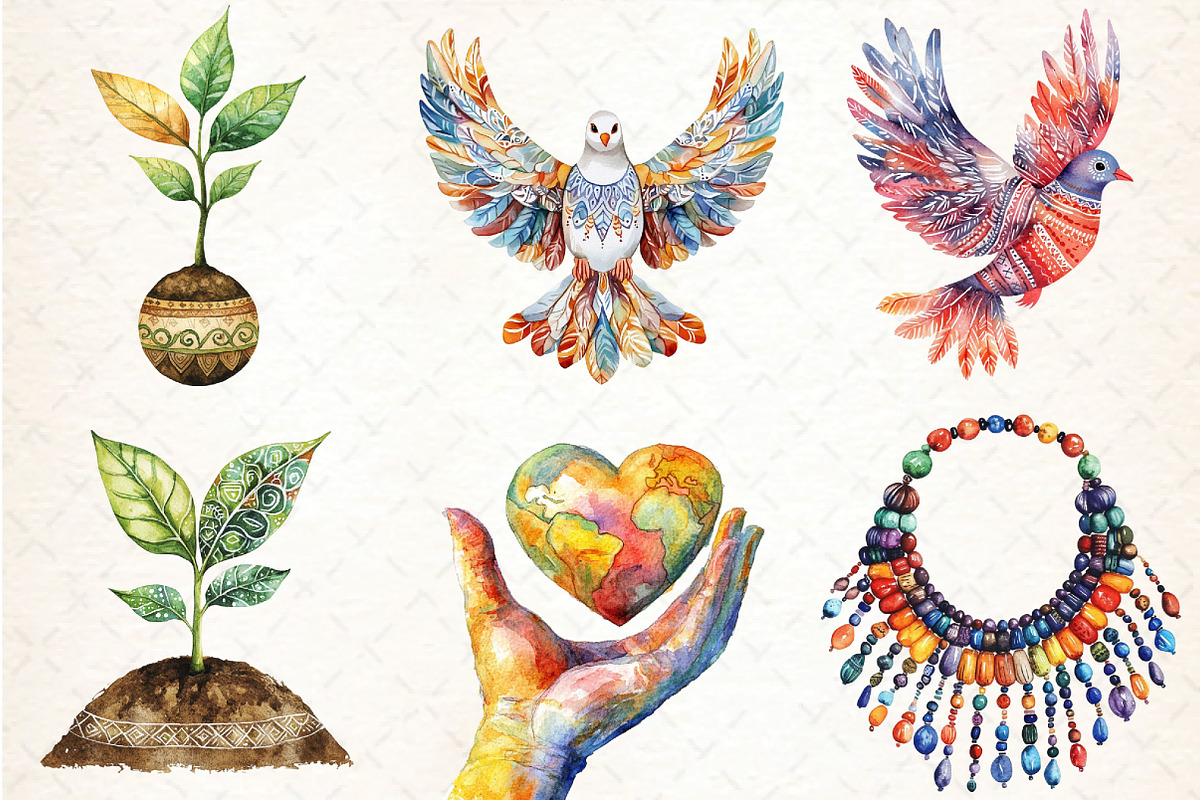 World Indigenous Peoples Day, an Illustration by DreamCafeArt (Photo 3 of 7)