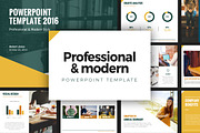 Modern PowerPoint Template, a Presentation Template by Wipavee (Thumbnail 1 of 5)