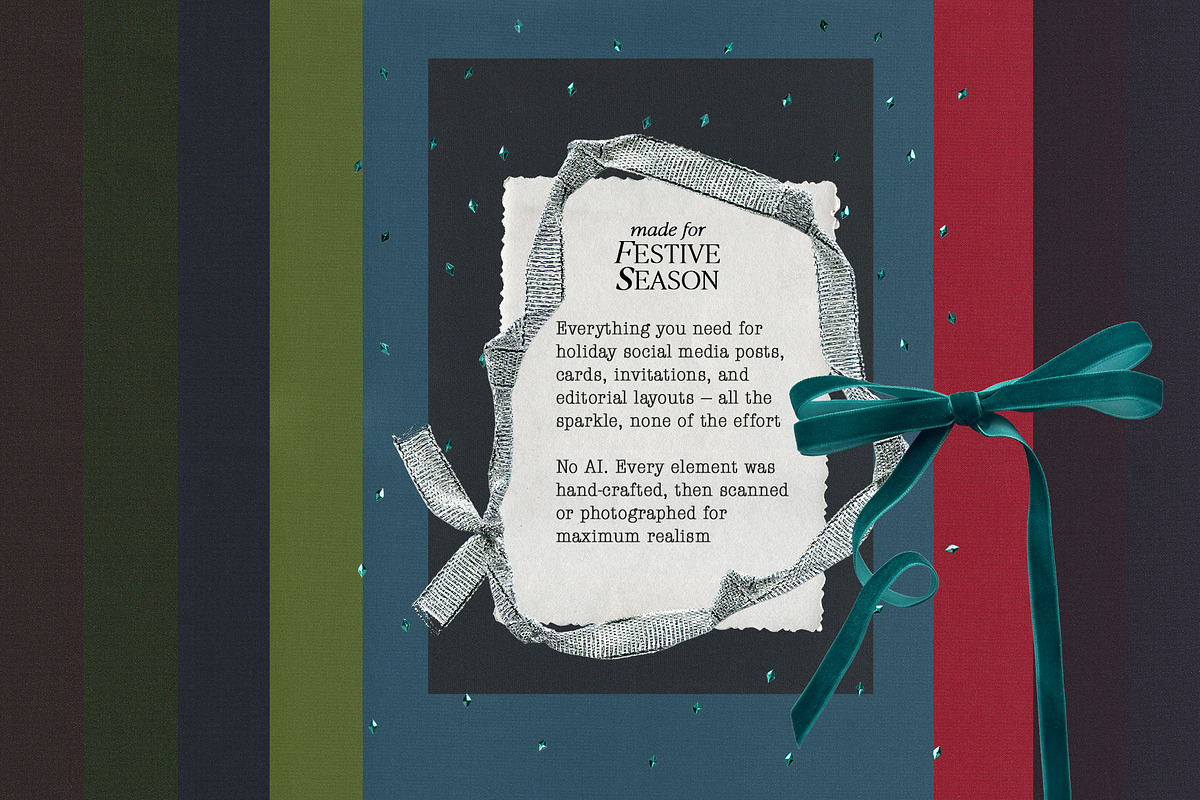 Christmas collage backgrounds frames, an Object Graphic by Yuliya Derbisheva (Photo 12 of 15)