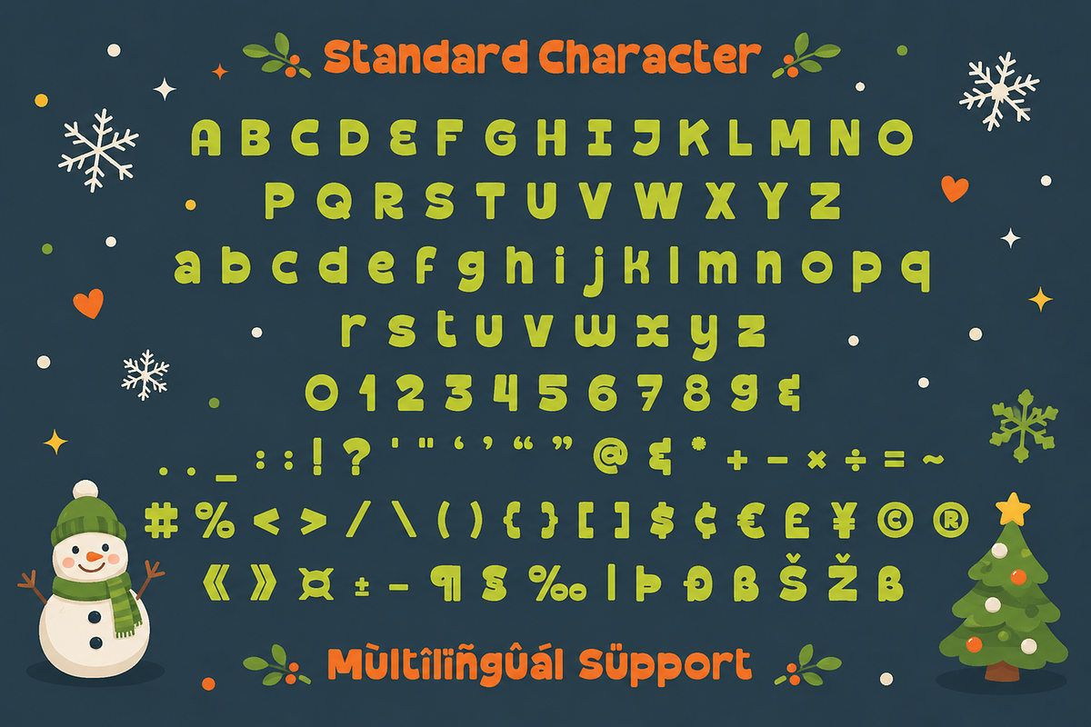 Christmas Font - Candy Sprinkle, a Handwritten Font by Mozatype (Photo 10 of 11)