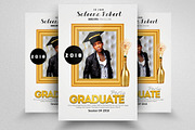 Graduation Party Flyer Template, a Flyer Template by Design Up (Thumbnail 1 of 2)