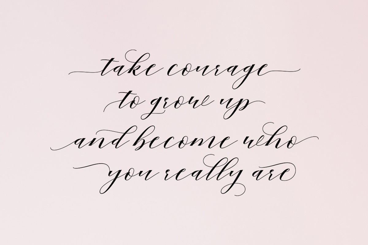 Mahogany Script, a Script Font by Areatype (Photo 3 of 8)