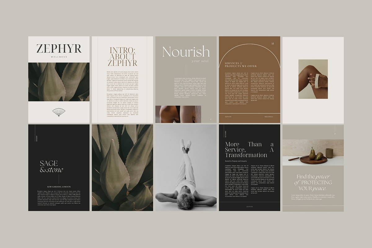 Editable Modern brochure | Zephyr, a Marketing Template by Adam and Grace (Photo 5 of 20)