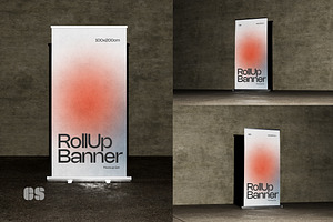 Roll Up Banner Mockup