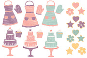 Vintage Baking Clipart & Vectors, an Illustration by Amanda Ilkov (Thumbnail 2 of 4)