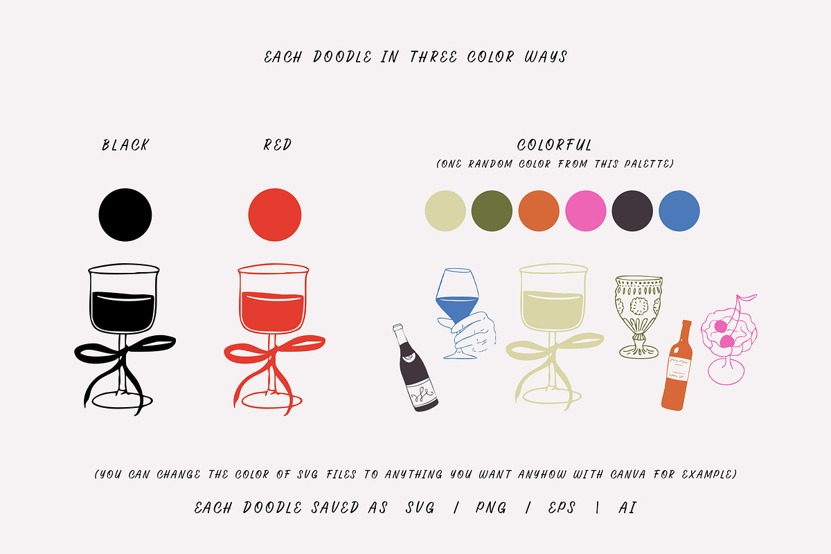 Ciao Bella Whimsical Wedding Doodles, a Graphic by SunnyAfternoons (Photo 17 of 21)