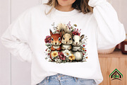 Summer Woodland Animals Clipart, an Illustration by Craft Nest (Thumbnail 9 of 12)