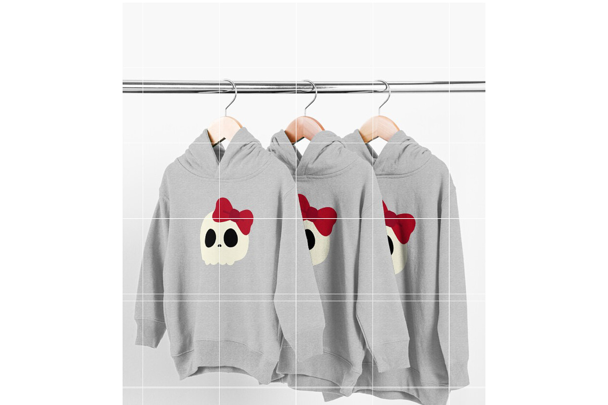 Cute Kawaii Skull with Bow SVG, an Illustration by TheHitShop (Photo 10 of 10)