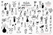 FLOWERS AND VASES Illustrations, a Decorative Illustration by dicreate (Thumbnail 2 of 12)
