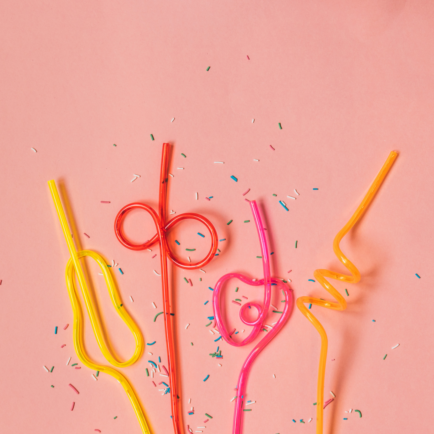 straws of different shapes, a Food & Drink Photo by Katya Havok ...