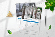 Wall Calendar 2024, a Print Template by Uiparvin (Thumbnail 1 of 2)