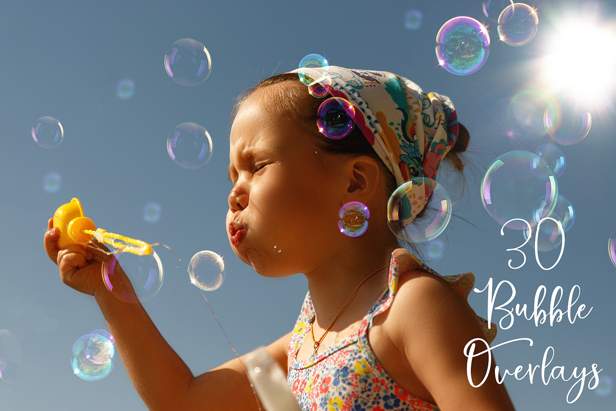 Realistic Bubble Overlays, a Brushes & More by MockTurtleStudio (Photo 1 of 9)