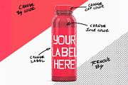 Realistic Smoothie Bottle Mockup PSD, a Packaging Mockup by LESZ Design (Thumbnail 2 of 4)