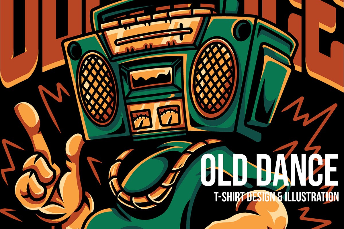 Old Dance Illustration, an Object Illustration by badsyxn (Photo 1 of 5)