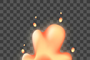 Cartoon bonfire. Fire icons, an Object Illustration by Woters little shop (Thumbnail 6 of 7)