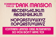 Forbidden Type of Dank Mansion, a Font by category4 (Thumbnail 3 of 6)