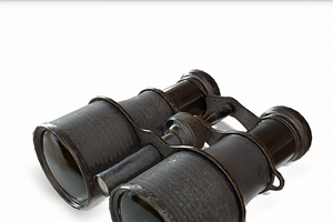 Black Vintage Binocular