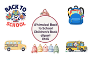 Whimsical Back to School clipart, an Education Illustration by Milano Creative (Thumbnail 1 of 5)