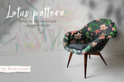 Lotus patterns and illustrations, a Pattern Graphic by Annet lovart (Thumbnail 11 of 17)