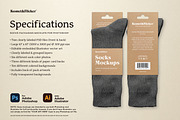 Socks Packaging Mockups, a Shirt Mockup by Komet & Flicker (Thumbnail 9 of 9)