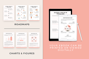 Ebook Creator Canva Template - Pink