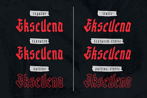 Eksellena - Blackletter Display