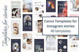 40 Templates for Instagram stories