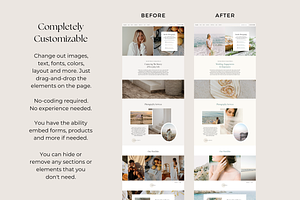 Showit Website Template: Rosalie