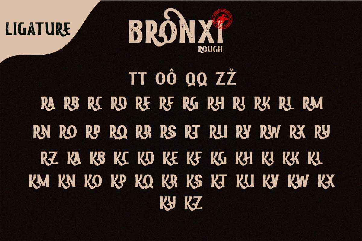 Bronxi - A Vintage Sans Serif Fonts, a Script Font by Vava Aryanto (Photo 15 of 16)