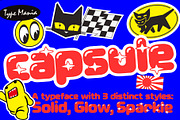 Capsule TM – Soft Modular Font, a Sans Serif Font by Type Mania (Thumbnail 1 of 11)