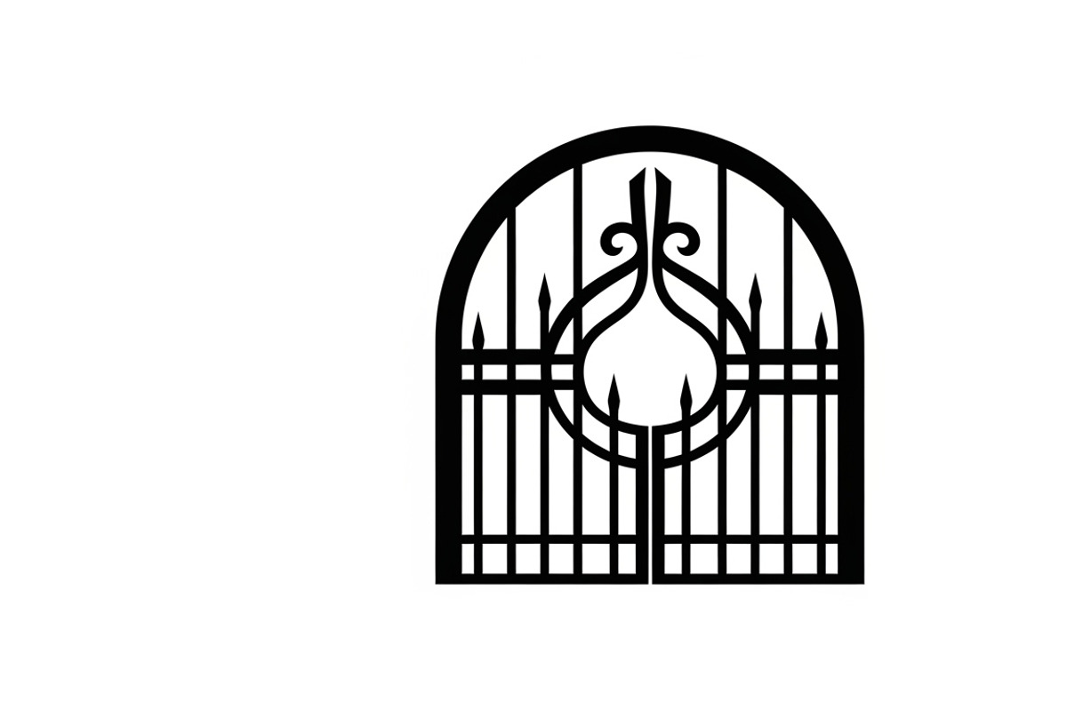 Ornate Iron Gate SVG Bundle, an Illustration by Designs_River (Photo 15 of 31)