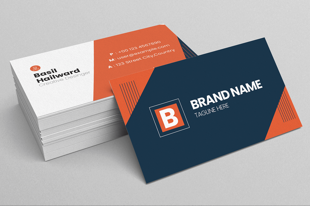 Business Card Layout, a Business Card Template by MightyDesign (Photo 2 of 6)