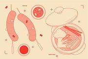 Korean Food Vector Illustrations, a Food Illustration by TheFoodAtlas (Thumbnail 5 of 22)