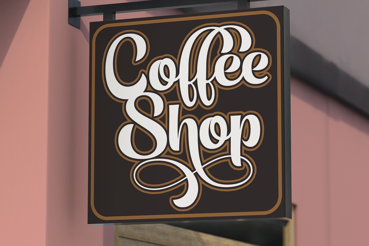Luna Bella - Sweet Retro Script, a Script Font by Sign Studio (Photo 7 of 8)