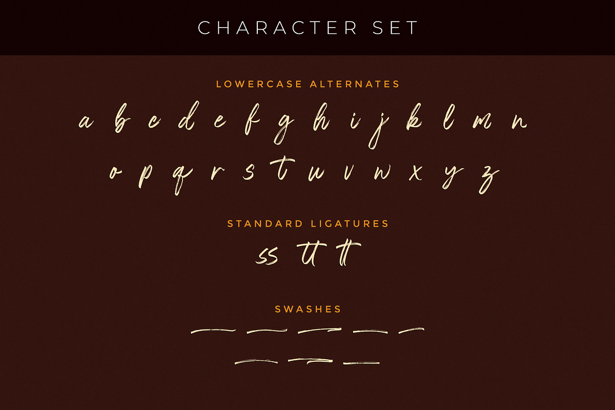 The Rolleta - Handbrush Signature, a Script Font by Almarkhatype (Photo 11 of 11)