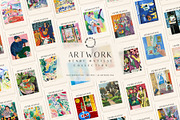 Artwork Collection 5, a Wallpaper Graphic by Wall Art Print Studio (Thumbnail 1 of 18)