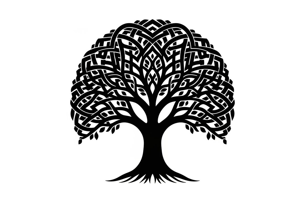 Decorative Tree of Life Vector Set, an Illustration by Creativeshirt (Photo 12 of 13)