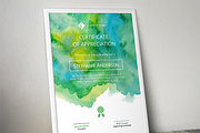Watercolour certificate template, a Stationery Template by Inkpower (Thumbnail 3 of 3)