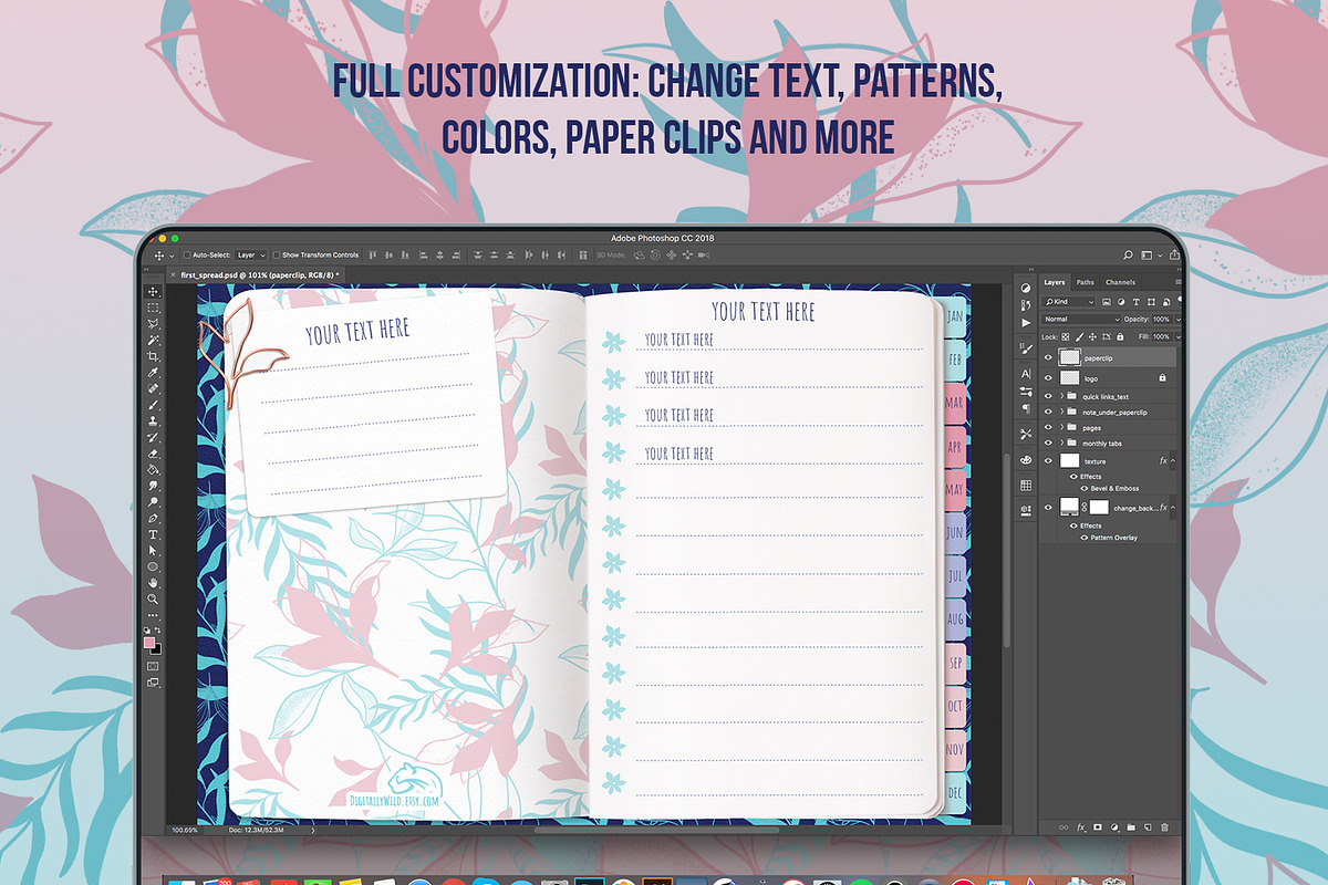 Design your own digital planner, a Product Mockup by Kate Snitser (Photo 2 of 7)