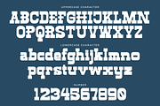 Anymore - Vintage Slab Serif Font, a Slab Serif Font by Font Liner (Thumbnail 10 of 11)