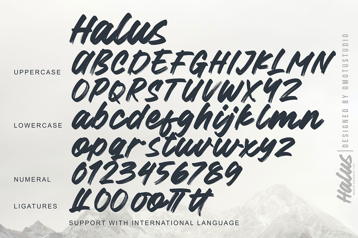 Halus, a Font by Omotu Studio (Photo 12 of 13)