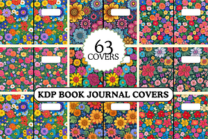 KDP Book Cover Floral Design Canva, a Templates & Theme by Digitynpro