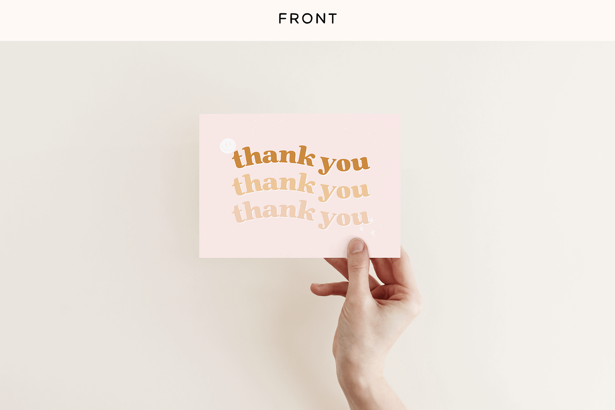 Thank you Card Business Template, a Marketing Template by Hellohastore (Photo 2 of 8)