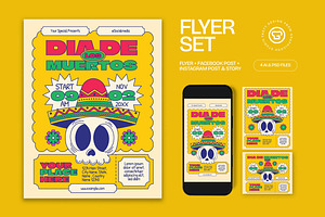 Dia De Los Muertos Flyer, a Flyer Template by graphicook